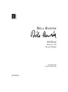 Bartók Béla 44 duó két hegedűra (1-es kötet)