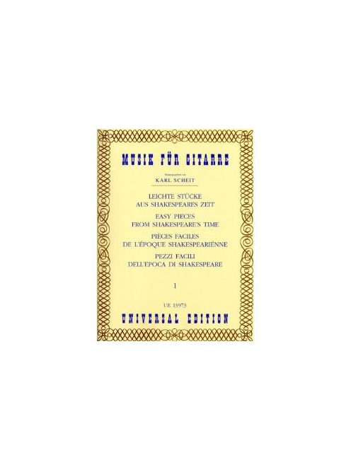 Karl Scheit:  Leichte Stücke aus Shakespeares Zeit