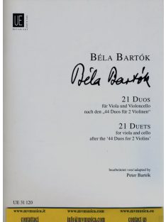 Bartók Béla:21 duó mélyhegedűre és