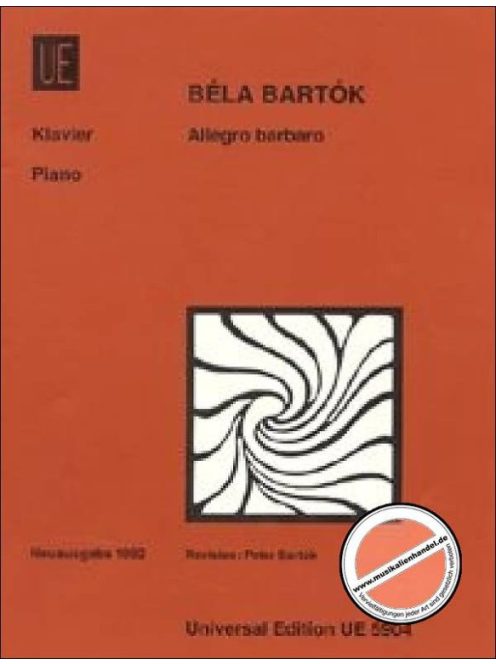 Bartók Béla:  Allegro Barbaro für Piano solo
