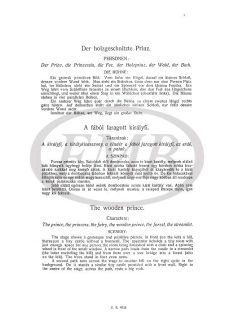 Bartók Béla: A fából faragott királyfi