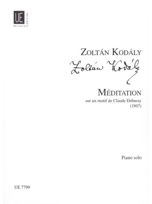 Kodály Zoltán:  Metitation sur un motif de Claude Debussy