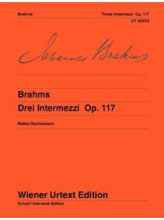 Johannes Brahms:  Drei Intermezzi Op. 117