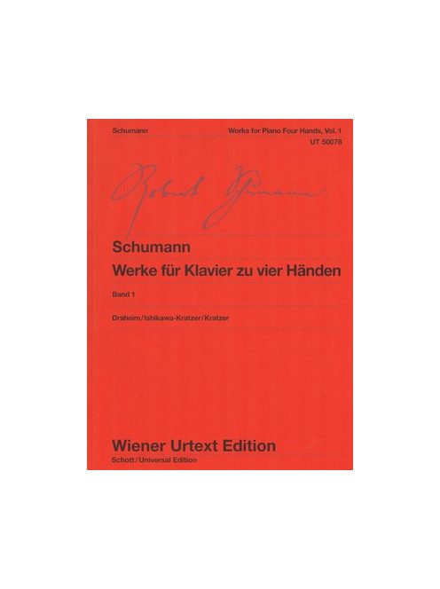 Schumann, Robert: Works for Piano Four Hands Band 1