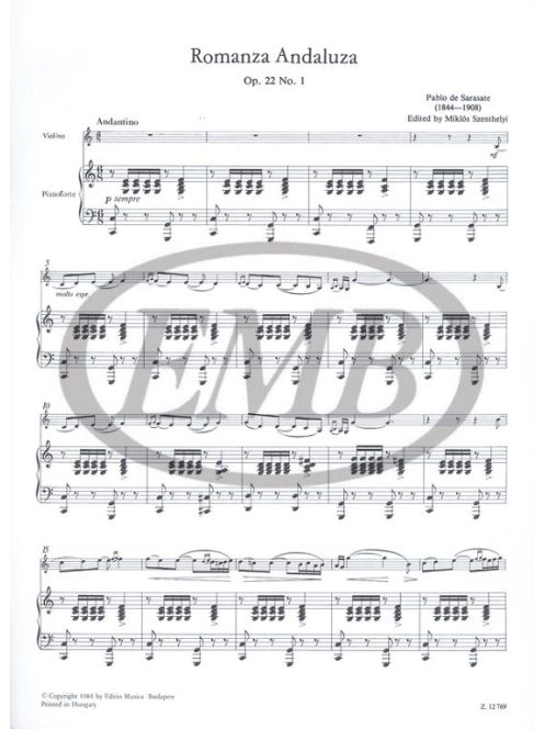 Sarasate : Spanyol táncok 3.