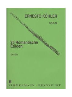 Ernesto Köhler:  25 Romantische Etüden Op.66