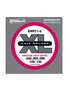 D'Addario Half Round 045-130 5 húros -készlet