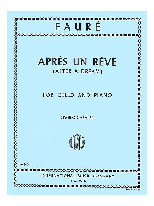 Gabriel Fauré:  Aprés un réve (AP7481V)