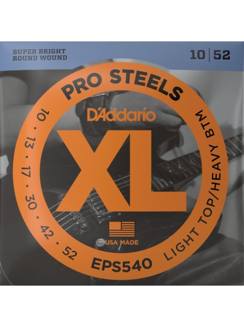 D'Addario pro steels 010-052 Light top/Heavy bottom - készlet