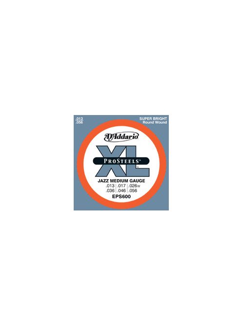 D'Addario pro steels 013-056 Jazz Medium - készlet