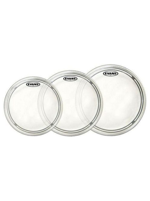 Evans Tom ütőbőr szett Tom Pack Standard -12" 13" 16"- kétrétegű, clear