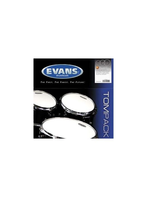 Evans tom ütőbőr szett "Tom Pack Standard", 12",13",16", kétrétegű - coated