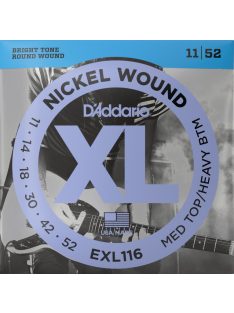   D'Addario nickel 011-052 Medium top/Heavy bottom - készlet