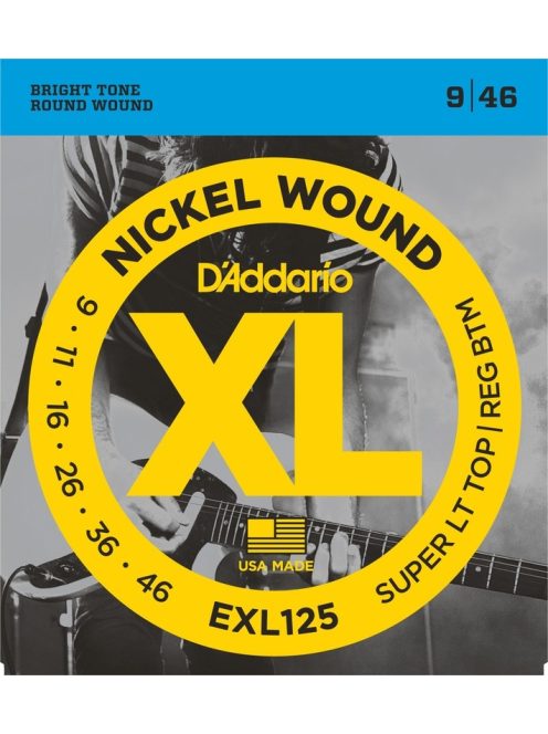 D'Addario nickel 009-046 Super light top/Regular bottom - készlet