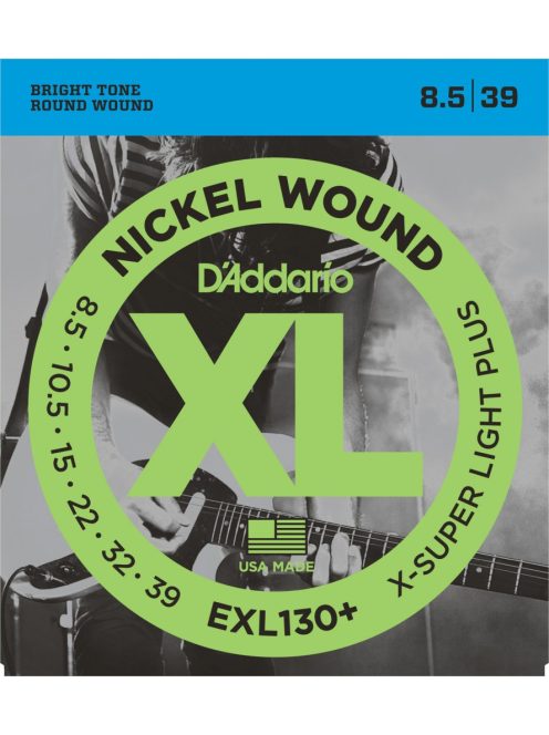 D'Addario nickel 008.5-039 Extra super light plus - készlet