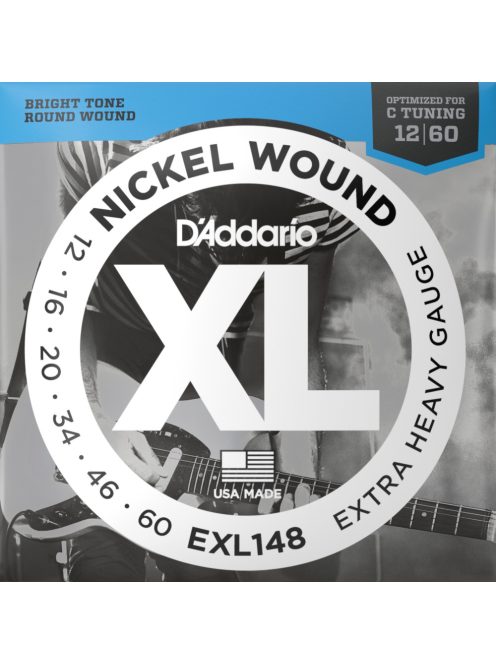 D'addario nickel 012-060 Extra Heavy - készlet