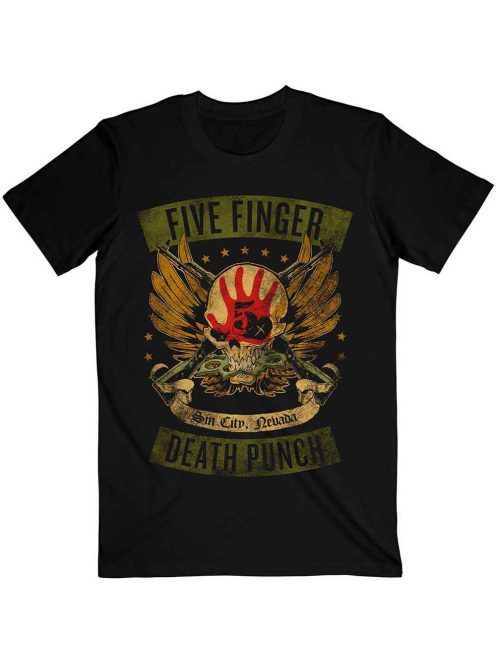 FIVE FINGER DEATH PUNCH: LOCKED & LOADED Unisex Póló