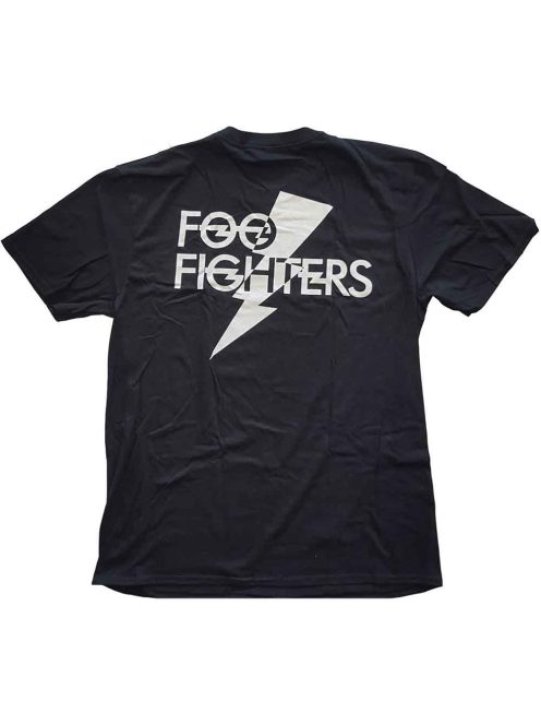 FOO FIGHTERS: FLASH LOGO (BACK PRINT) Unisex Póló