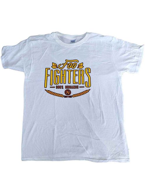 Foo Fighters : 100% Organic Version 1 Unisex Póló