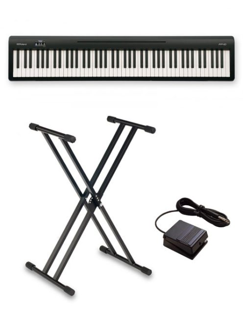 Roland FP-10 zongora X-állvánnyal