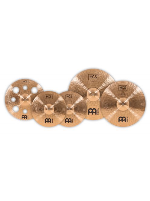 MEINL Cymbals HCS Bronze DeLuxe Set 14" HiHat/16" Trash Crash/18" Crash/20" Ride