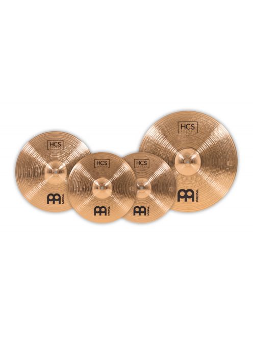 MEINL Cymbals HCS Bronze Complete Set 14" HiHat/16" Crash/ 20" Ride