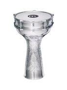 Meinl darbuka 8" x 14 1/2"- ezüst színű, mintás