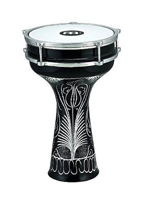 Meinl darbuka -fekete kézzel gravírozott