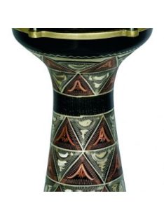   Meinl darbuka 7 1/2" x 14 3/4" -fekete, kézzel gravírozott