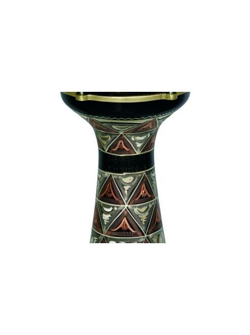 Meinl darbuka 7 1/2" x 14 3/4" -fekete, kézzel gravírozott