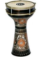 Meinl darbuka 7 7/8" x 15 1/2" -fekete, kézzel gravírozott