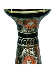   Meinl darbuka 7 7/8" x 15 1/2" -fekete, kézzel gravírozott