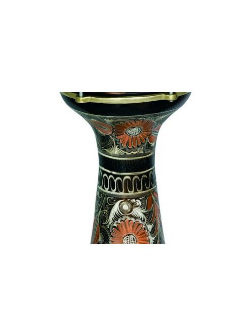 Meinl darbuka 7 7/8" x 15 1/2" -fekete, kézzel gravírozott