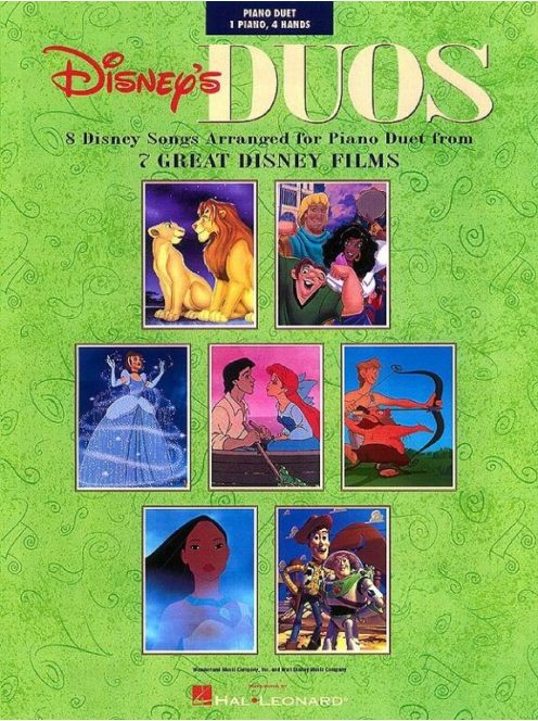 Disney's Duos-8 Disney Songs Arranged for Piano Duet