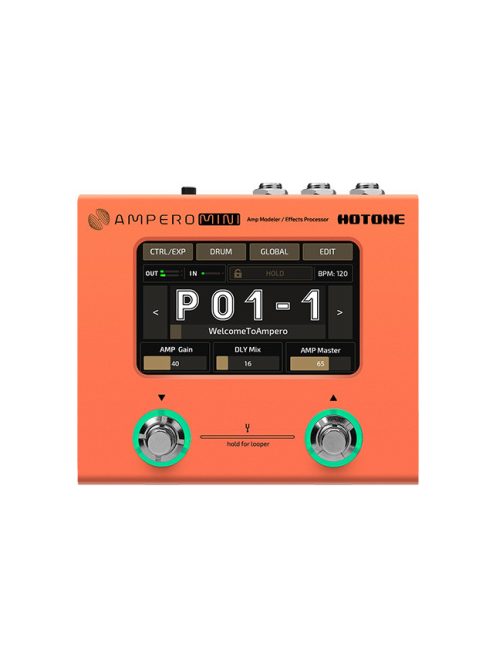 Hotone Ampero Mini erősítő modellező és effekt processzor