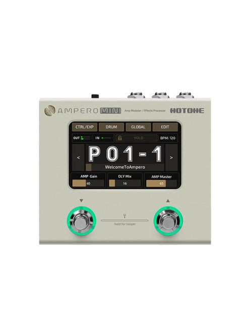 Hotone Ampero Mini erősítő modellező és effekt processzor