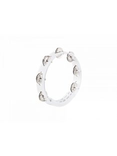   Meinl csörgő egysoros, fehér 8", acél csörgőpárokkal