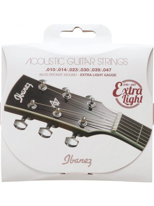 Ibanez akusztikus gitárhúr készlet 10 - 47-80/20 Bronze Wound