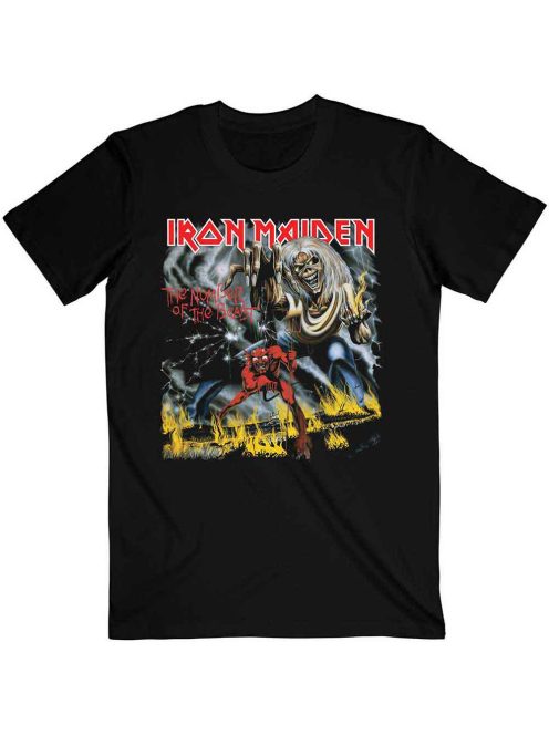 Iron Maiden: Number Of The Beast (Black) Unisex Póló