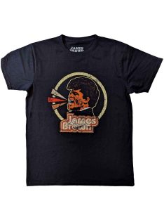 JAMES BROWN: CIRCLE & LOGO Unisex Póló