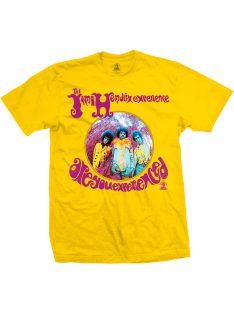 JIMI HENDRIX: ARE YOU EXPERIENCED? Sárga Unisex Póló