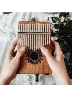 Meinl Sonic Energy Sound Hole Kalimba, 17 Tone - mahogany