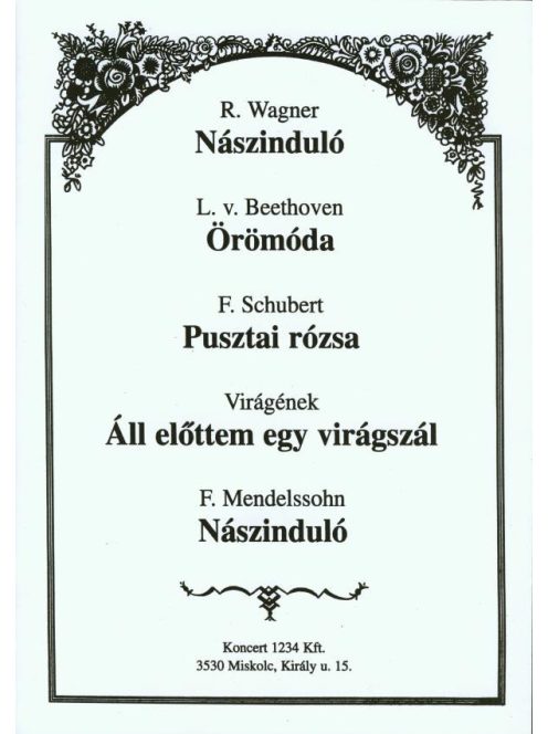 Nászindulók zongorára