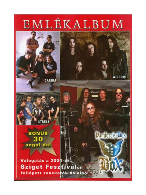 Emlékalbum, válogatás a 2004-es Sziget Fesztiválon fellépett zenekarok dalaiból