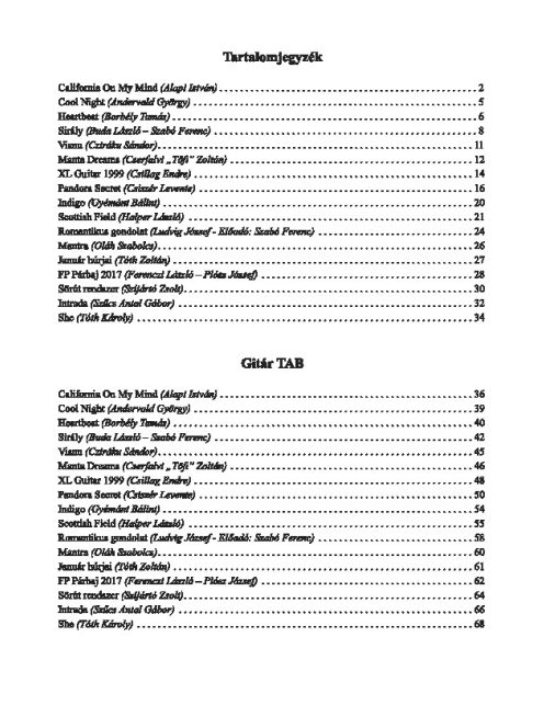JAZZ, POP, ROCK gitárszólók CD melléklettel
