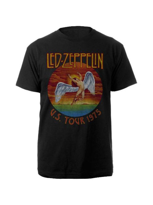 LED ZEPPELIN: USA TOUR '75. Unisex Póló