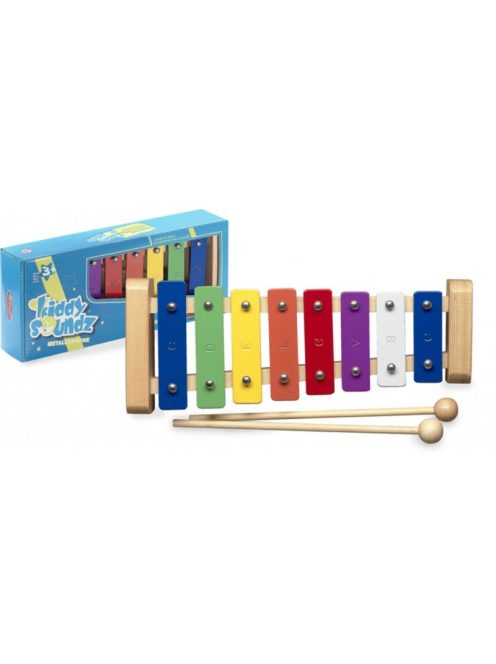 Egy oktávos színes metalofon