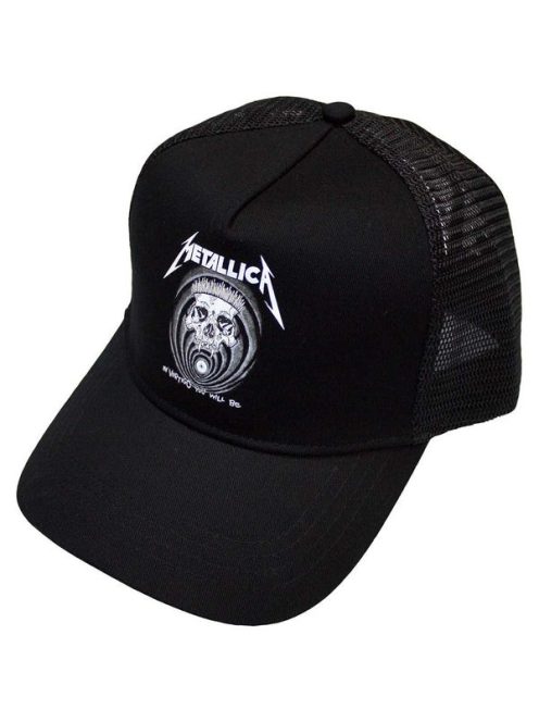 Metallica Unisex Mesh Back Cap: In Vertigo (Black)
