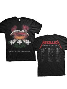   METALLICA: MASTER OF PUPPETS EUROPEAN TOUR '86. (BACK PRINT) Unisex Póló