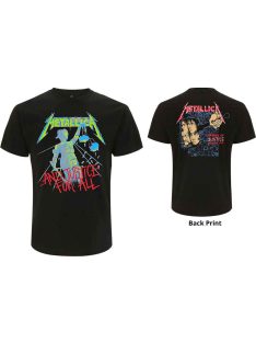   METALLICA: AND JUSTICE FOR ALL (ORIGINAL) (BACK PRINT) Unisex Póló